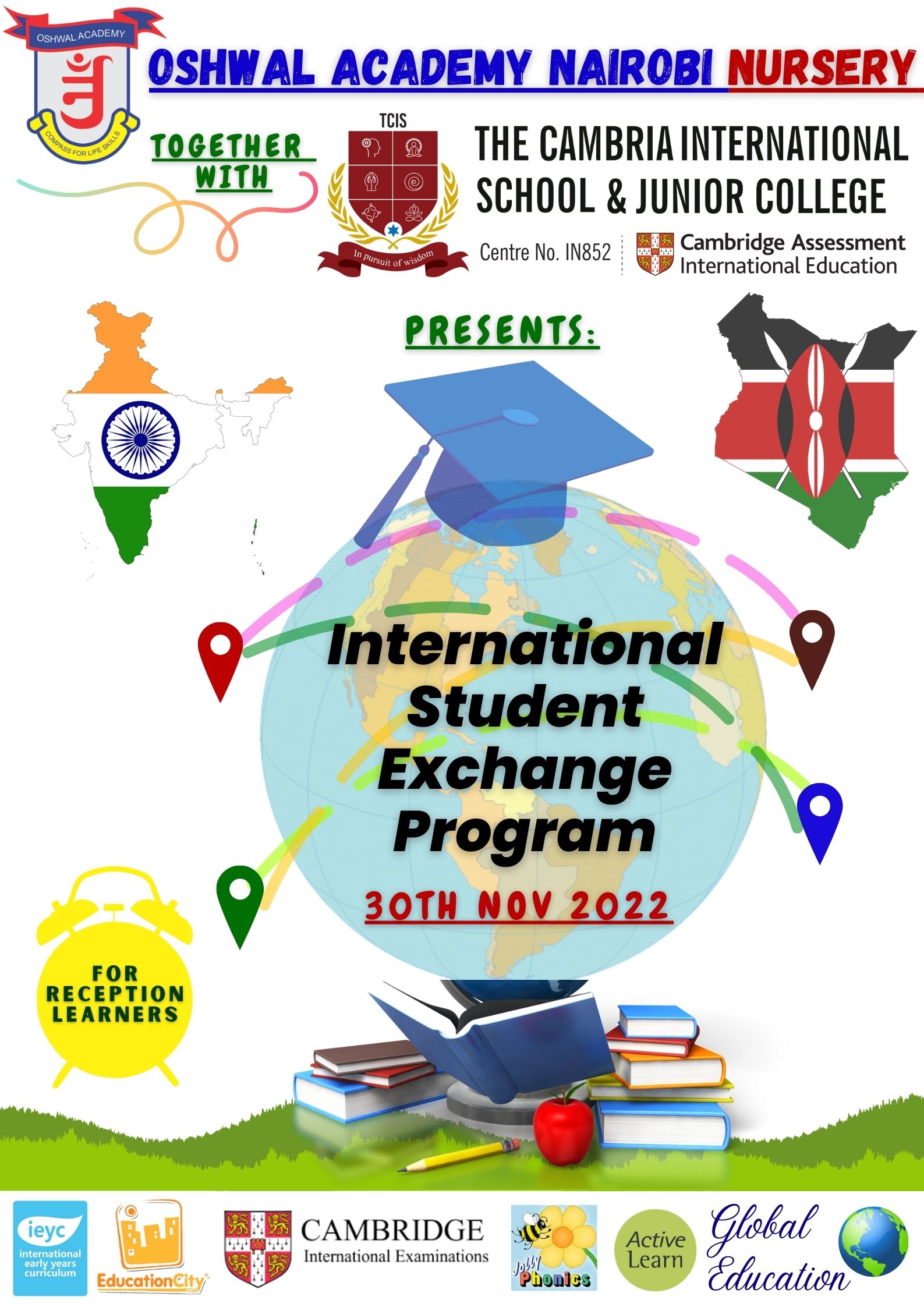 INTERNATIONAL STUDENTS EXCHANGE PROGRAM Oshwal Academy Nairobi Nursery   International Student Exchange Progam 