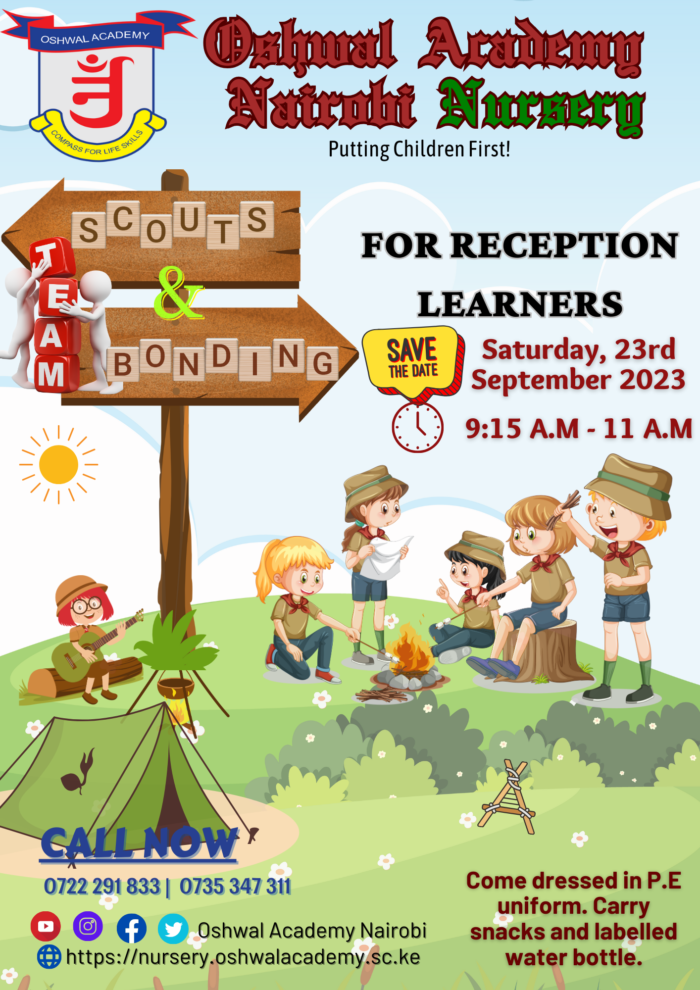 Team Bonding and Scouting Event | Oshwal Academy Nairobi - Nursery